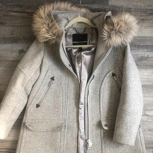 Chateau parka in Italian stadium-cloth wool (2P)